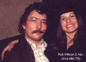 Rob Wilson and fan, circa late 70s