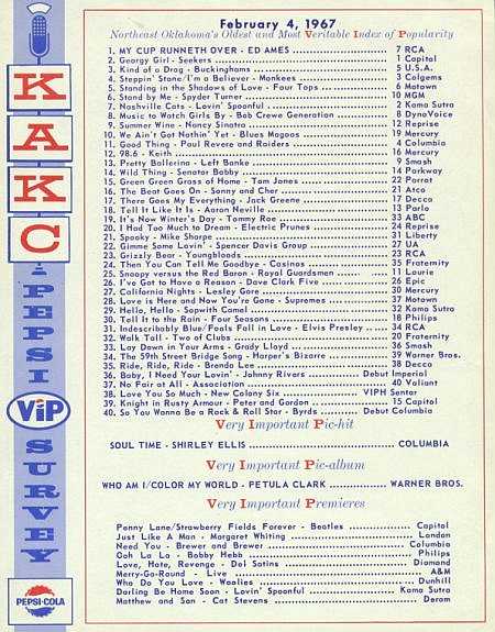 KAKC 1967 survey