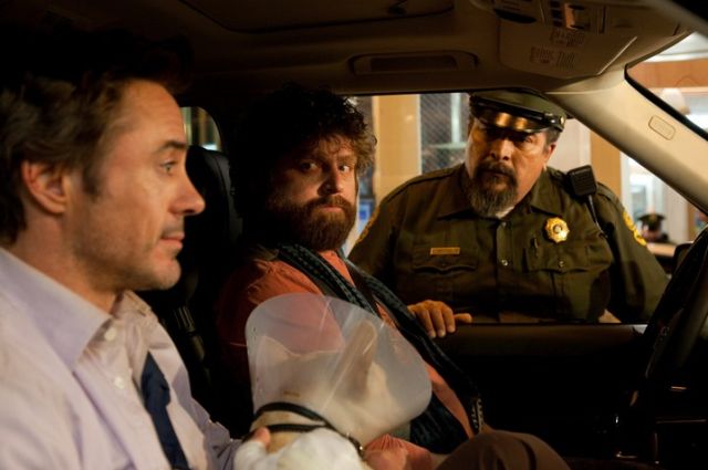 Robert Downey, Jr. and Zack Galifianakis