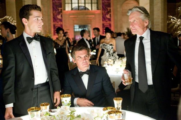 Shia LeBeouf, Josh Brolin and Michael Douglas in "Wall Street: Money Never Sleeps"