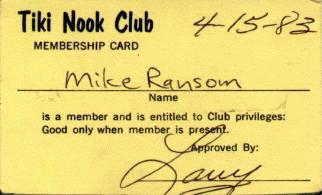 The Tiki Nook Club