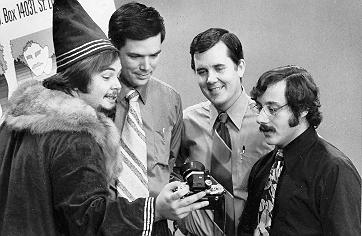 Gailard Sartain as Mazeppa with future ABC "20/20" reporter Bob Brown, Mike Flynn and Dino Economos (courtesy of Mike Flynn)