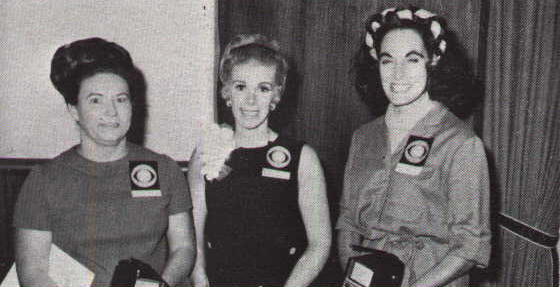 Mrs. P.C. Williams, Joan Rivers and Lina Lee Ryan of White Advertising from the 9/17/1968 8 Photo News, courtesy of Chris Sloan