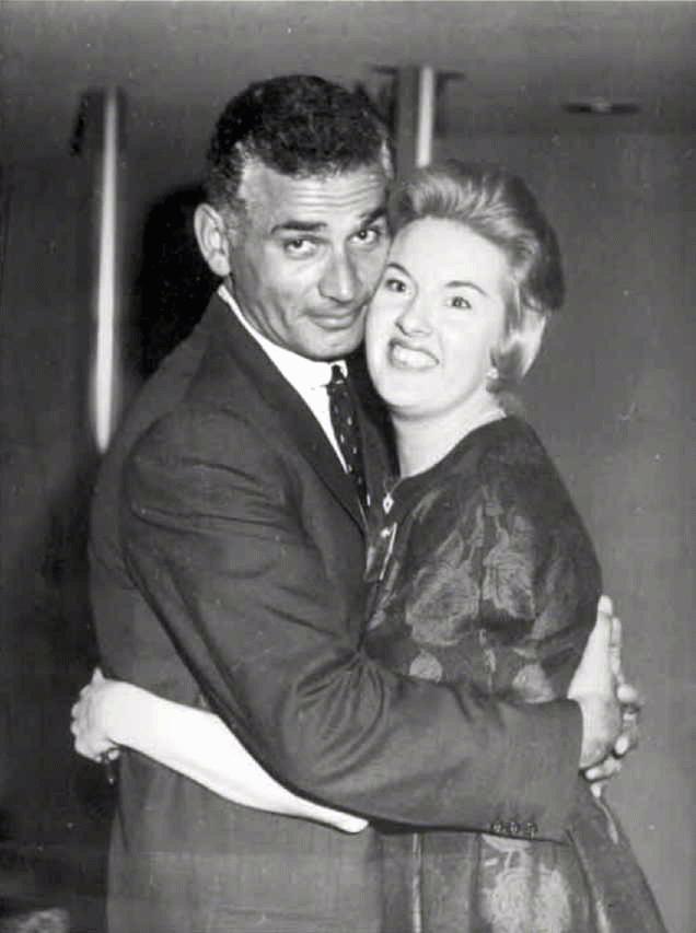Jeff Chandler with Louise Bland