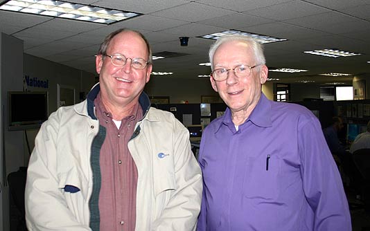 Harry Volkman with Joel Genung