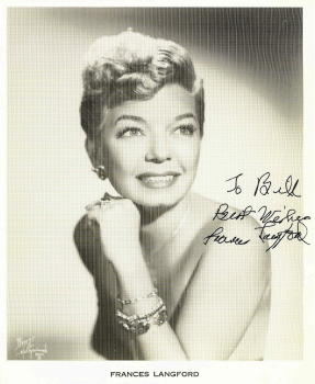 Frances Langford, courtesy of Bill Hyden