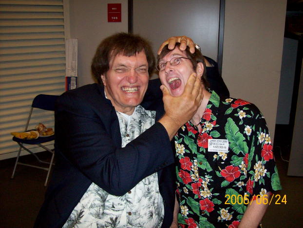 Richard Kiel and the webmaster, 6/24/2006