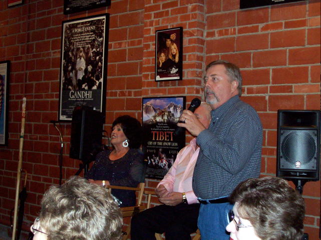 Wanda Jackson, Wendell Goodman and John Wooley at the Circle Cinema, 9/7/2007  (photo by Mike Ransom)