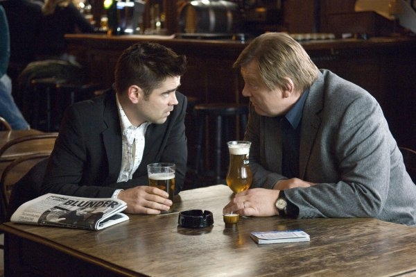 Colin Farrell and Brendan Gleeson in Bruges