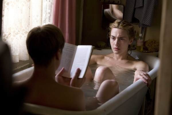 David Kross and Kate Winslet