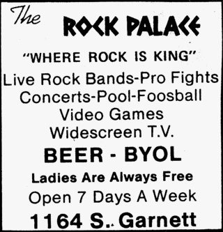 The Rock Palace ad, 3/1983, courtesy of Roy Payton