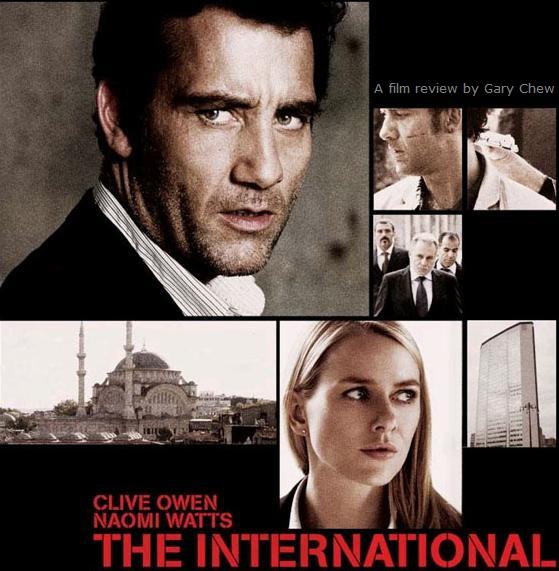 "The International" poster