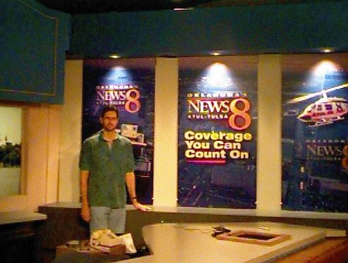 The webmaster on the new KTUL news set