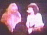 Leon on stage with George Harrison in Tulsa 1974, from the webmaster's home movies
