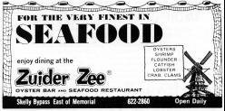 Zeb, Zing, Zeke, Zack and Zip's favorite restaurant: the Zuider Zee