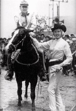 Nick Adams with Louise Bland, courtesy of Louise Bland