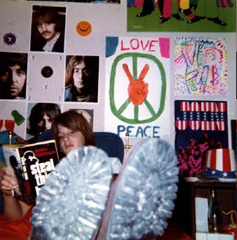 Stevo in his room, 1972
