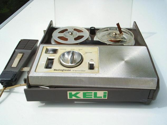 The old reel to reel used by the Kelly News team.