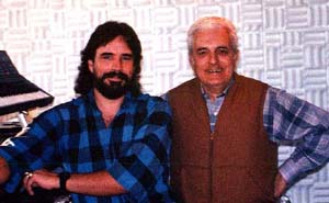 KMOD's Brian Wilson with Bob Moog