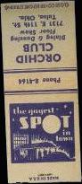 Orchid Club matchbook, courtesy of David Bagsby