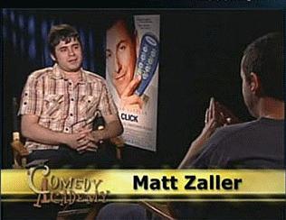 Matt Zaller with Adam Sandler