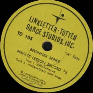 Linkletter-Totten Dance Studios record label