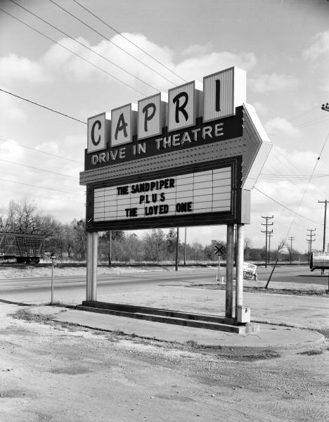 Capri Drive-In marquee