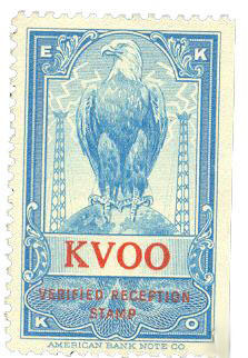 KVOO reception stamp