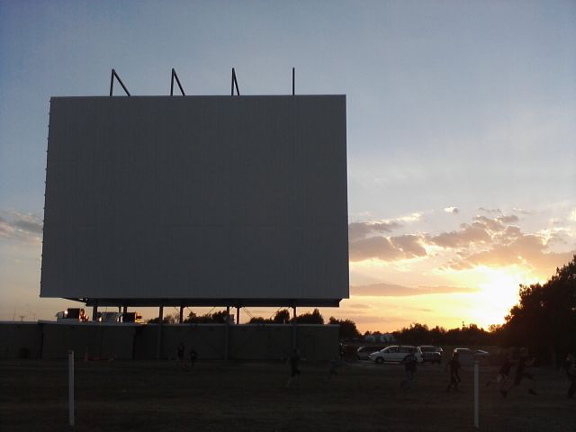 The new screen, 7/28/2012 (Photo by Mike Ransom)